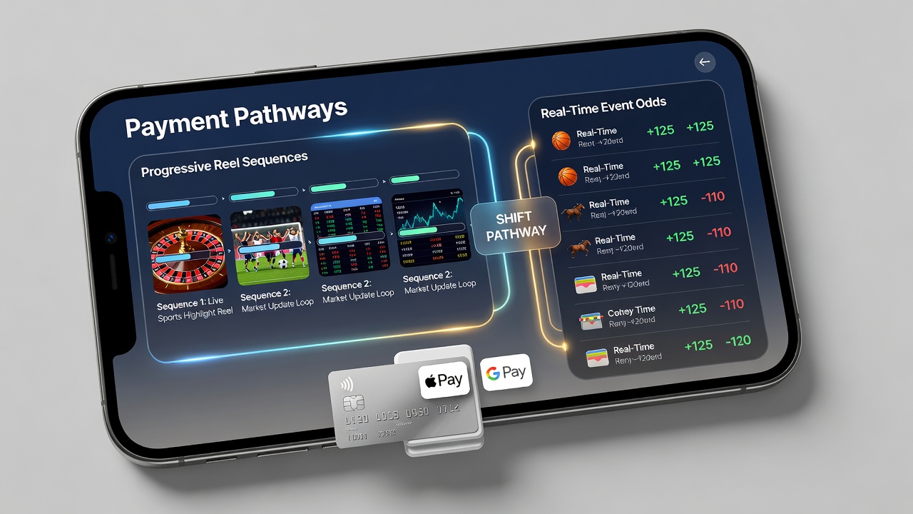 Übergänge zwischen progressiven Walzen und Echtzeit-Quoten in Apps